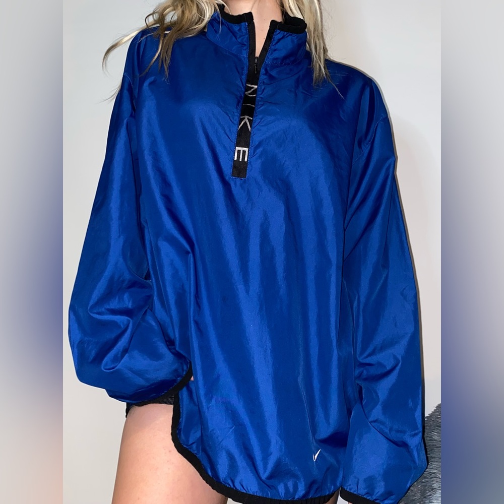 vintage nike blue windbreaker